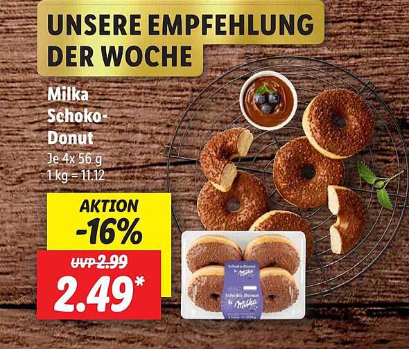 Milka Schokodonut Angebot bei Lidl 1Prospekte.de