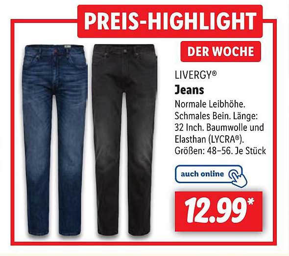 Livergy Jeans Angebot bei Lidl 1Prospekte.de