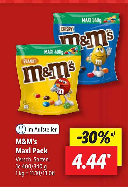 M&m's Maxi Pack Angebot bei Lidl - 1Prospekte.de