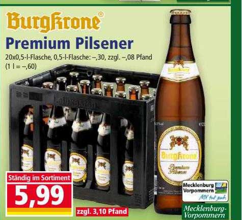 NORMA Burgkrone Premium Pilsener