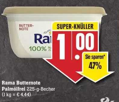 Rama Butternote Palmölfrei Angebot bei EDEKA - 1Prospekte.de