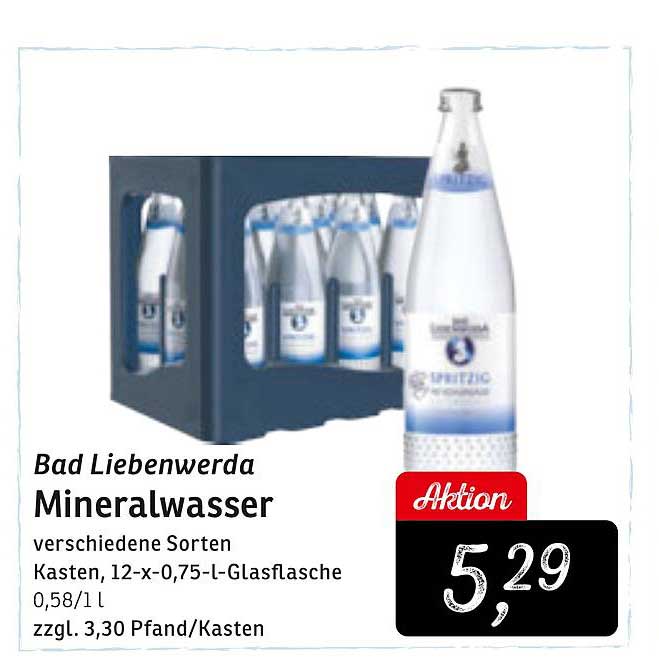 Bad Liebenwerda Mineralwasser Angebot bei KONSUM