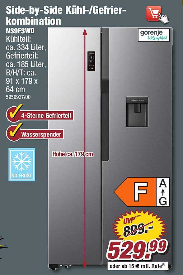 Poco Side By Side Kühlschrank Angebot Side By Side Kühl-gefrierkombination Angebot bei POCO