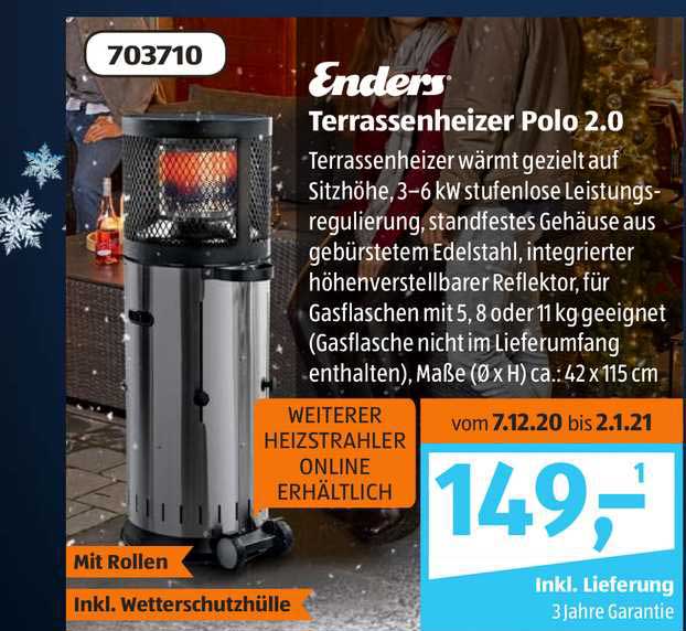 Enders Terrassenheizer Polo 2.0 Angebot bei Aldi Süd