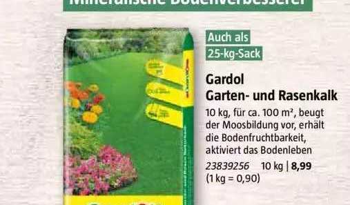 Gardol Garten Und Rasenkalk Angebot bei Bauhaus 1Prospekte.de