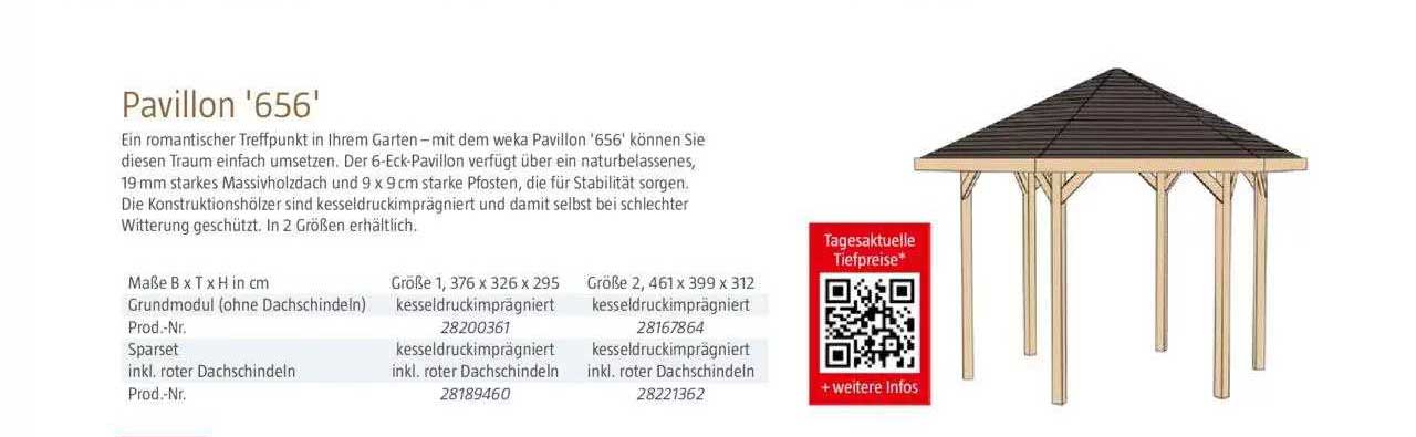 Pavillon 656 Angebot bei Bauhaus 1Prospekte.de