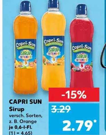Kaufland Capri Sun Sirup