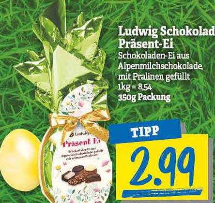 NP Discount Ludwig Schokolade Präsent-ei