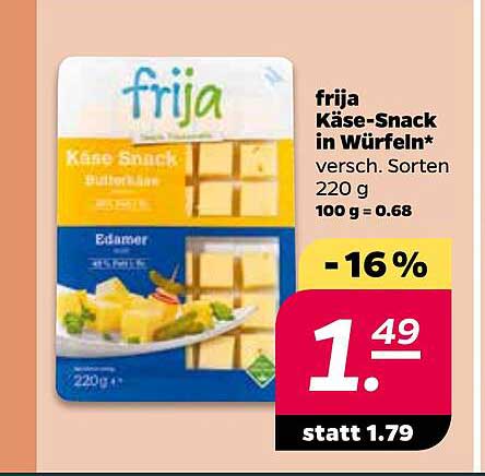 Frija Käse-snack In Würfeln Angebot bei Netto