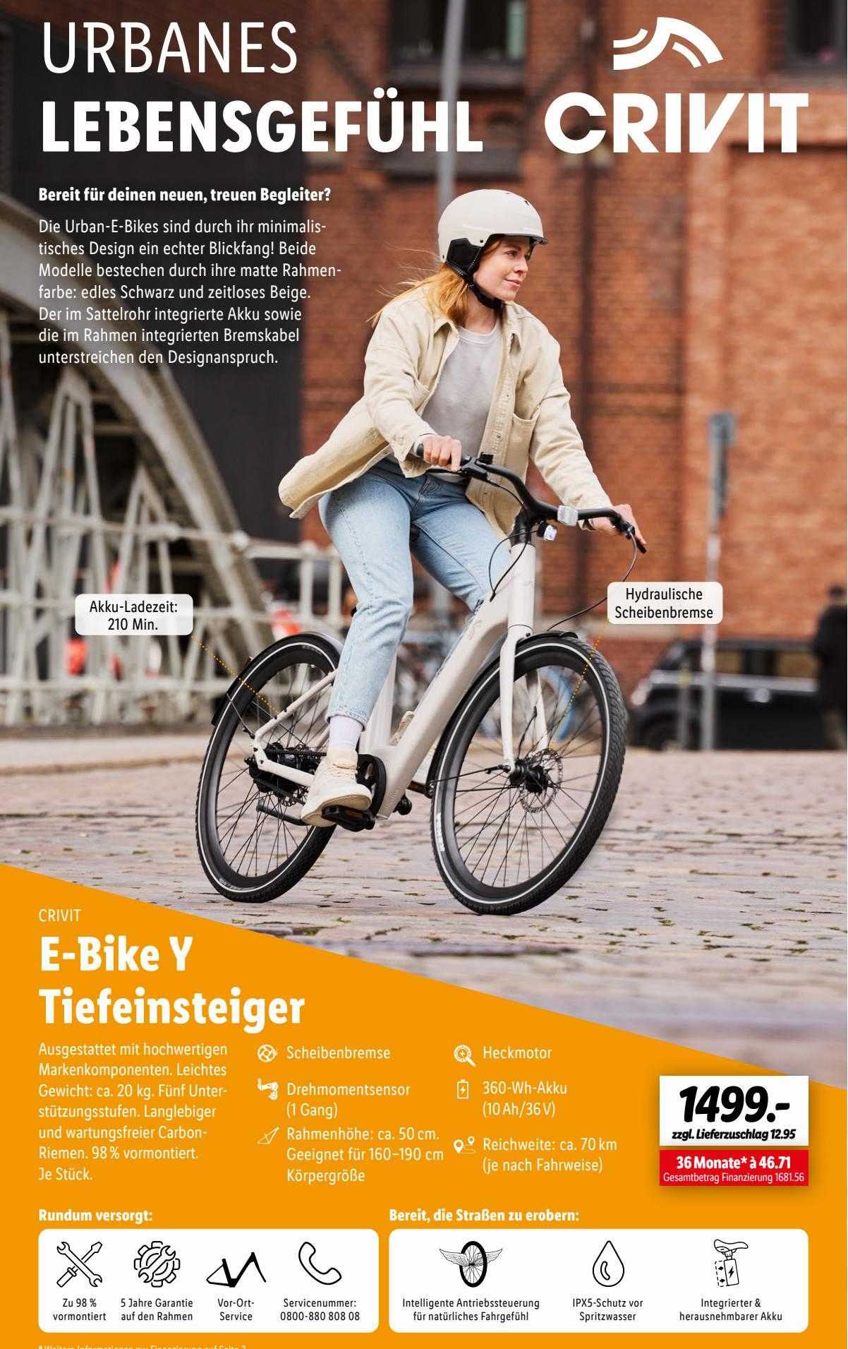 Crivit Urban Ebike X Oder Y Angebot bei Lidl