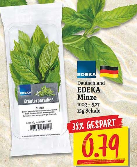 Deutschland Edeka Minze Angebot bei NP Discount