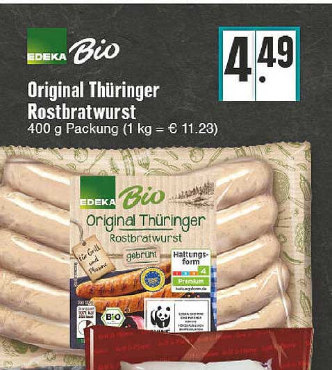Bio Original Thüringer Rostbratwurst Gebrüht Von Edeka Edeka Bio Original Thüringer Rostbratwurst Angebot bei EDEKA