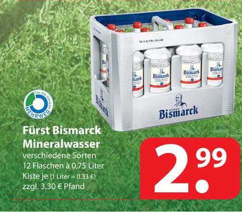 Famila Nordwest Fürst Bismarck Mineralwasser