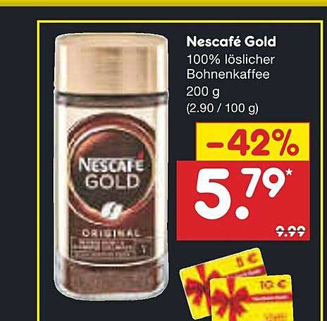 Verwunderlich Nescafe Gold Angebot Netto Bilder