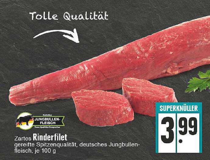 Rinderfilet Angebot bei EDEKA
