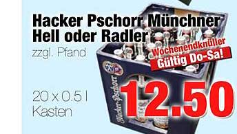 Edeka Scherer Hacker Pschorr Münchner Hell Oder Radler