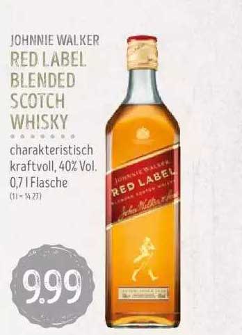 Edeka Struve Johnnie Walker Red Label Blended Scotch Whisky