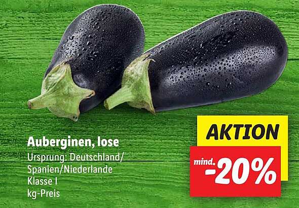 Auberginen, Lose Angebot bei Lidl 1Prospekte.de