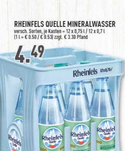 Rheinfels Quelle Mineralwasser Angebot bei Marktkauf