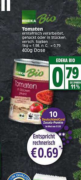 Edeka Bio Tomaten Angebot bei EDEKA