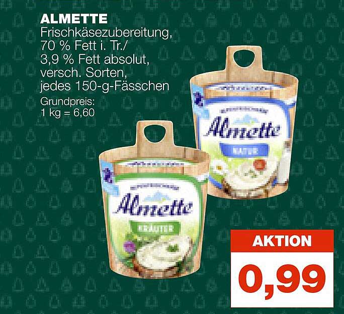 Almette Frischkäsezubereitung Angebot bei Real