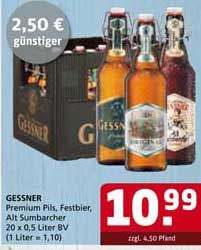 Getränke Quelle Gessner Premium Pils, Festbier