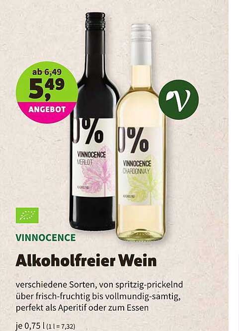 Denns Biomarkt Vinnocence Alkoholfeier Wein