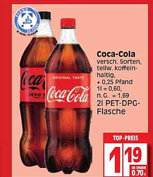 Cocacola Angebot bei EDEKA 1Prospekte.de