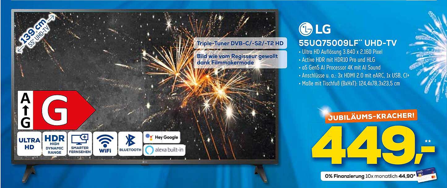 Lg 55uq75009lf" Uhd-tv Angebot bei Euronics XXL - 1Prospekte.de