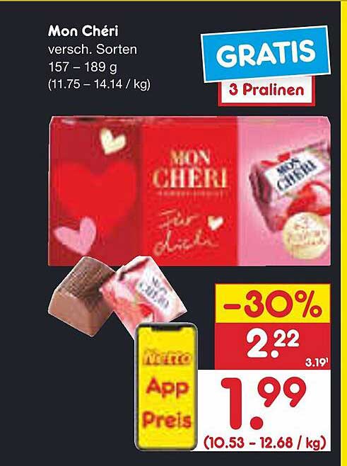 Spannende Mon Cherie Angebot Netto Fotos