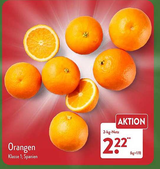 Orangen Angebot bei ALDI Nord