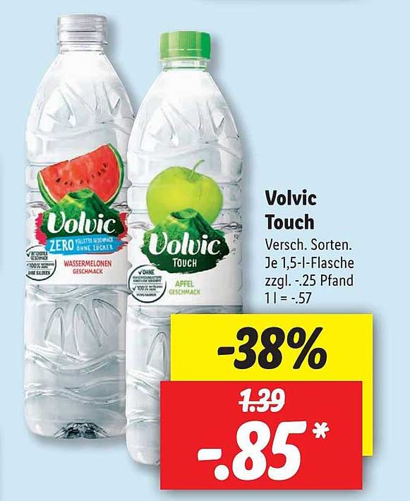 Volvic Touch Angebot bei Lidl 1Prospekte.de