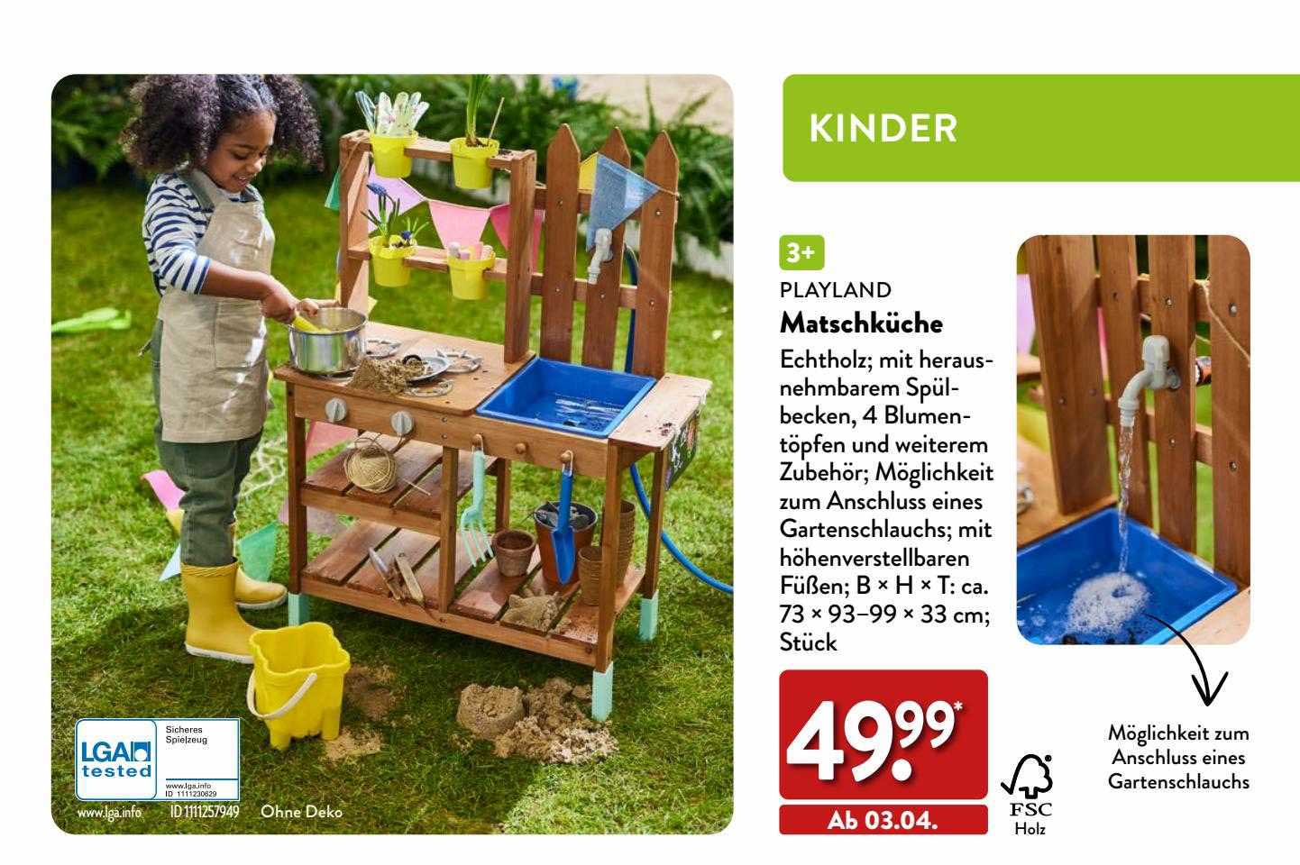 Playland Matschküche Angebot bei ALDI Nord 1Prospekte.de