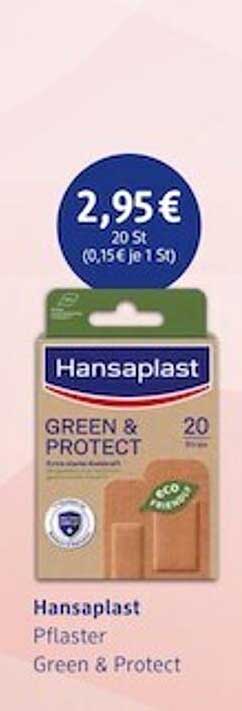 Dm Hansaplast Pflaster Green & Protect