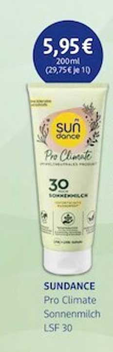 Dm Sundance Pro Climate Sonnenmilch Lsf 30