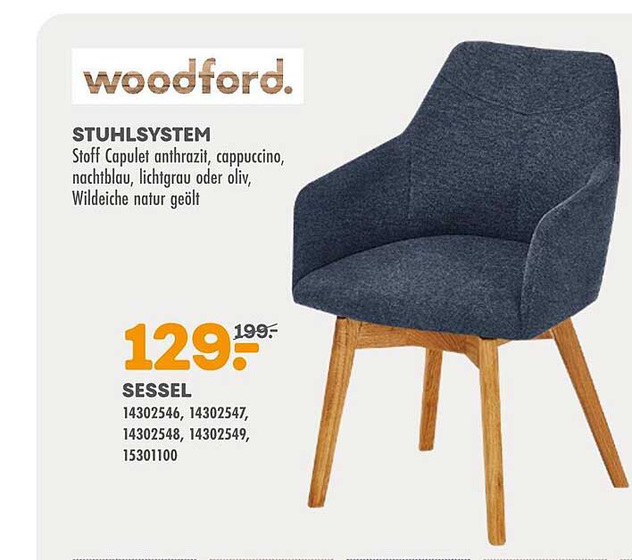 Möbel Kraft Woodford Stuhlsystem, Sessel