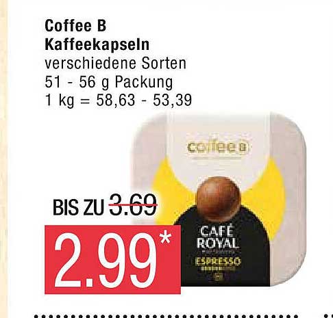 Coffee B Kaffeekapseln Angebot Bei Marktkauf - 1Prospekte.de