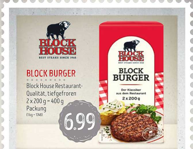 Block House Block Burger Angebot bei Edeka Struve
