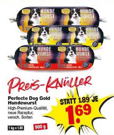Repo Markt Perfecto Dog Gold Hundewurst