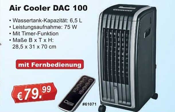 Stabilo Fachmarkt Air Cooler Dac 100