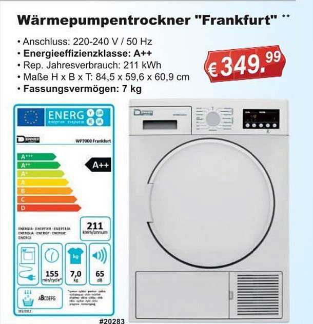 Stabilo Fachmarkt Wärmepumpentrockner Frankfurt