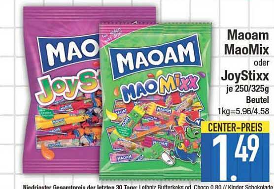 Maoam Maomix Oder Joystixx Angebot bei E Center - 1Prospekte.de