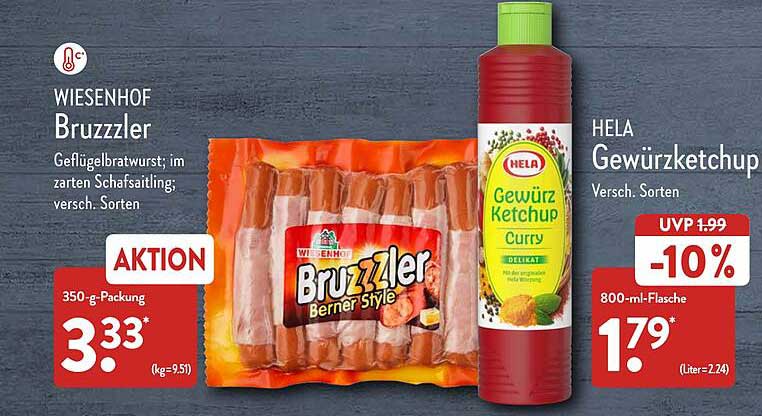 Wiesenhof Bruzzzler Oder Hella Gewürzketchup Angebot bei ALDI Nord ...