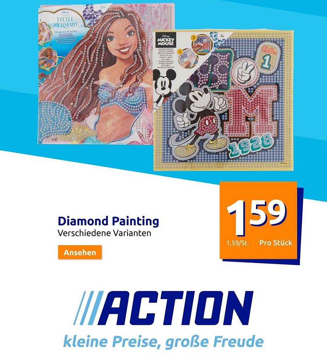 Diamond Painting Angebot bei Action 1Prospekte.de