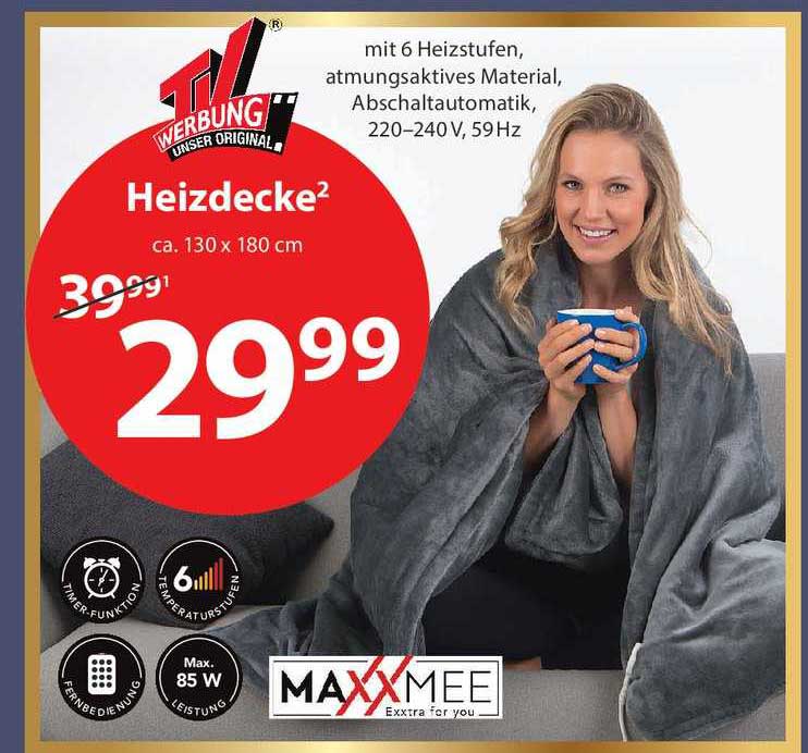 NKD Maxxmee Heizdecke