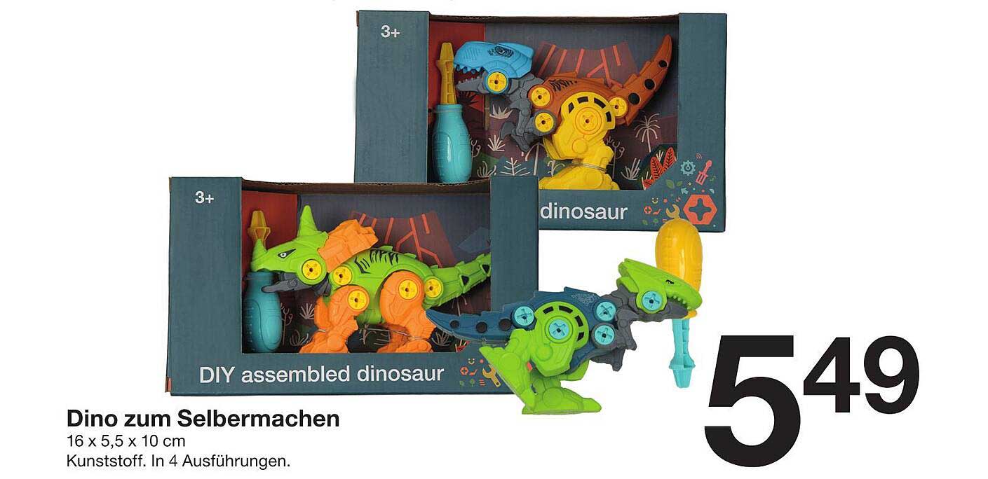 Dino Zum Selbermachen Angebot Bei Zeeman 1Prospekte de