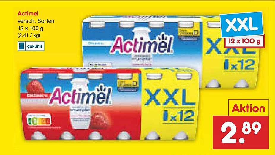 Actimel Angebot bei Netto MarkenDiscount 1Prospekte.de