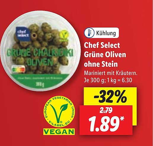 Chef Select Grüne Oliven Ohne Lidl Angebot Stein bei