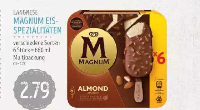 Langnese Magnum Eis-spezialitäten Angebot bei Edeka Struve