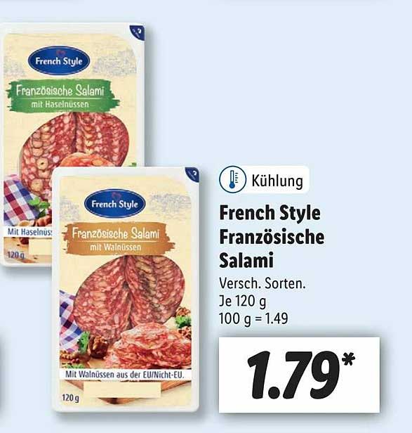 French Style Französische Salami Angebot bei Lidl
